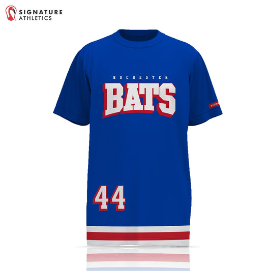 Rochester Bats Lacrosse Player Short Sleeve Shooting Shirt Signature Lacrosse