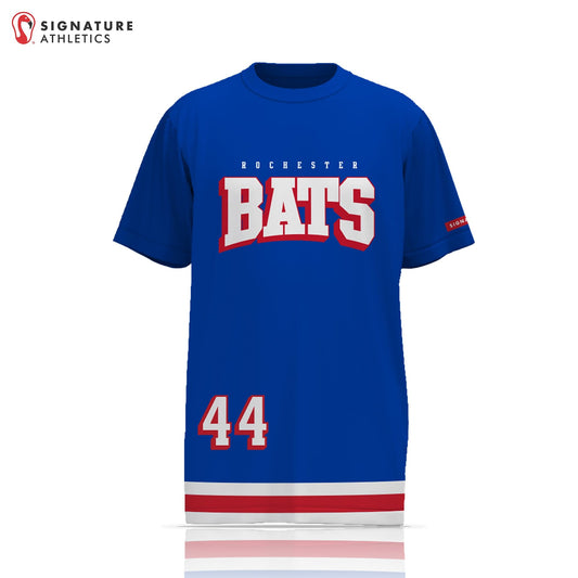 Rochester Bats Lacrosse Player Short Sleeve Shooting Shirt: Rochester Bats Signature Lacrosse