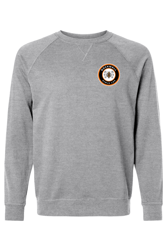 Rockwall Girls Lacrosse Adult Heavyweight Raglan Long Sleeve Signature Lacrosse