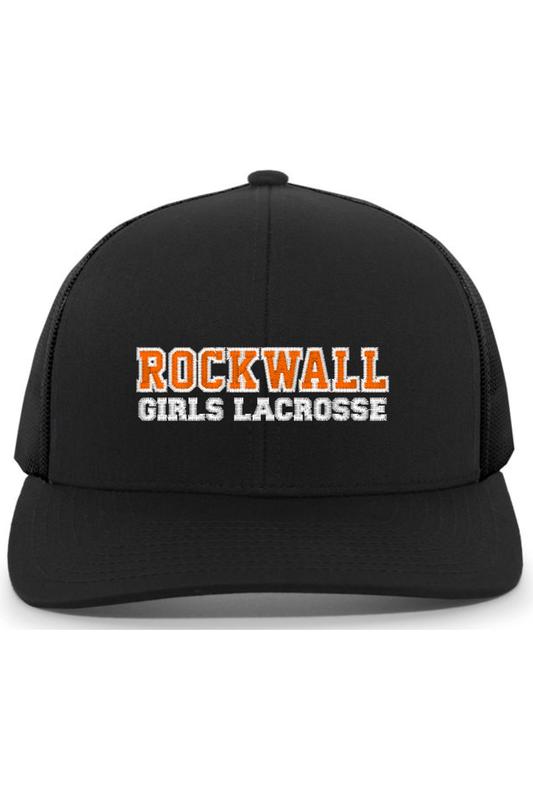 Rockwall Girls Lacrosse Embroidered Trucker Hat Signature Lacrosse