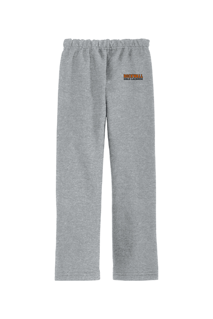 Rockwall Girls Lacrosse Gildan Heavy Blend Open Bottom Sweatpant Signature Lacrosse
