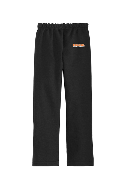 Rockwall Girls Lacrosse Gildan Heavy Blend Open Bottom Sweatpant Signature Lacrosse