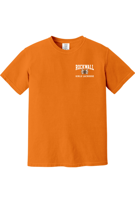 Rockwall Girls Lacrosse Heavyweight Ring Spun Tee Signature Lacrosse