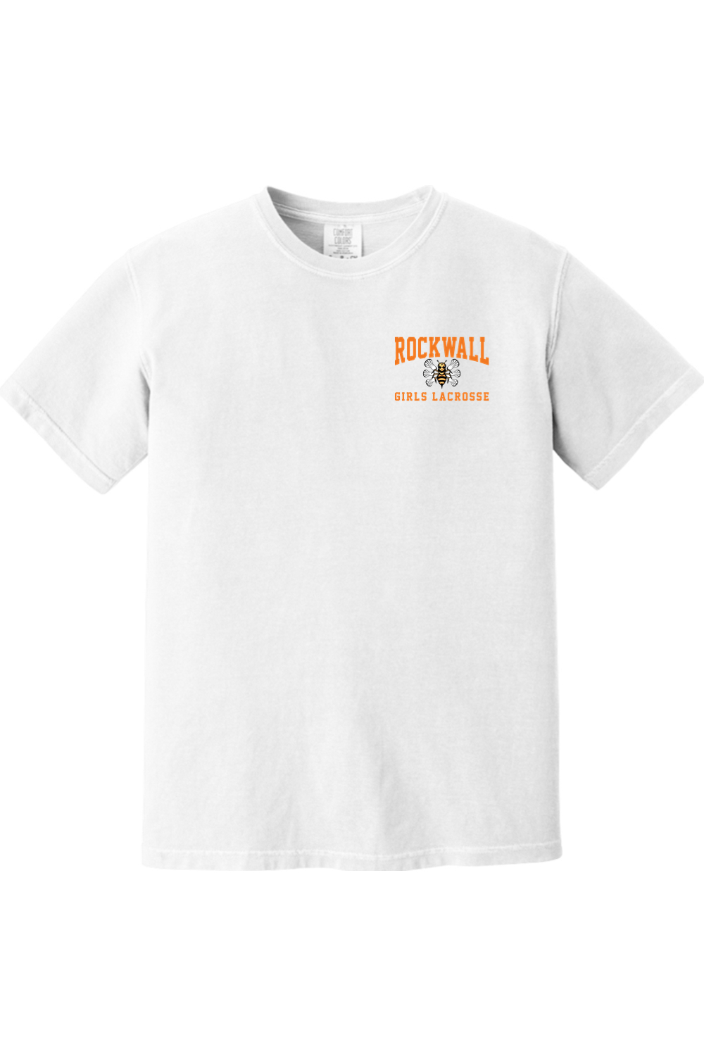 Rockwall Girls Lacrosse Heavyweight Ring Spun Tee Signature Lacrosse