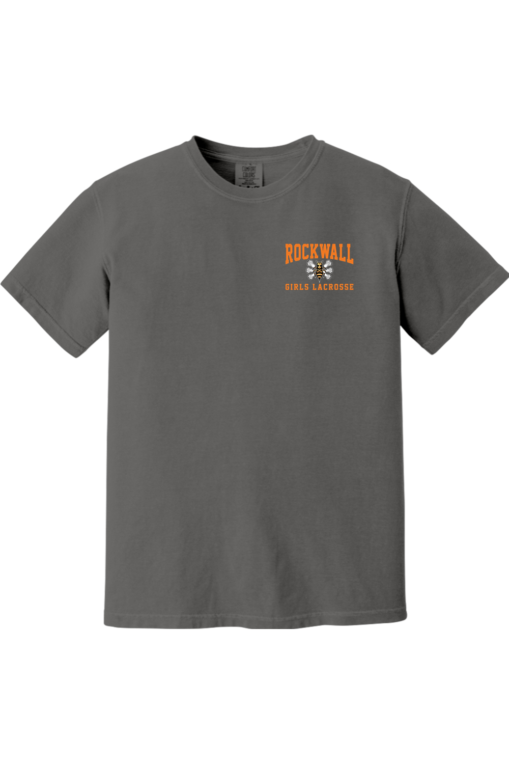Rockwall Girls Lacrosse Heavyweight Ring Spun Tee Signature Lacrosse