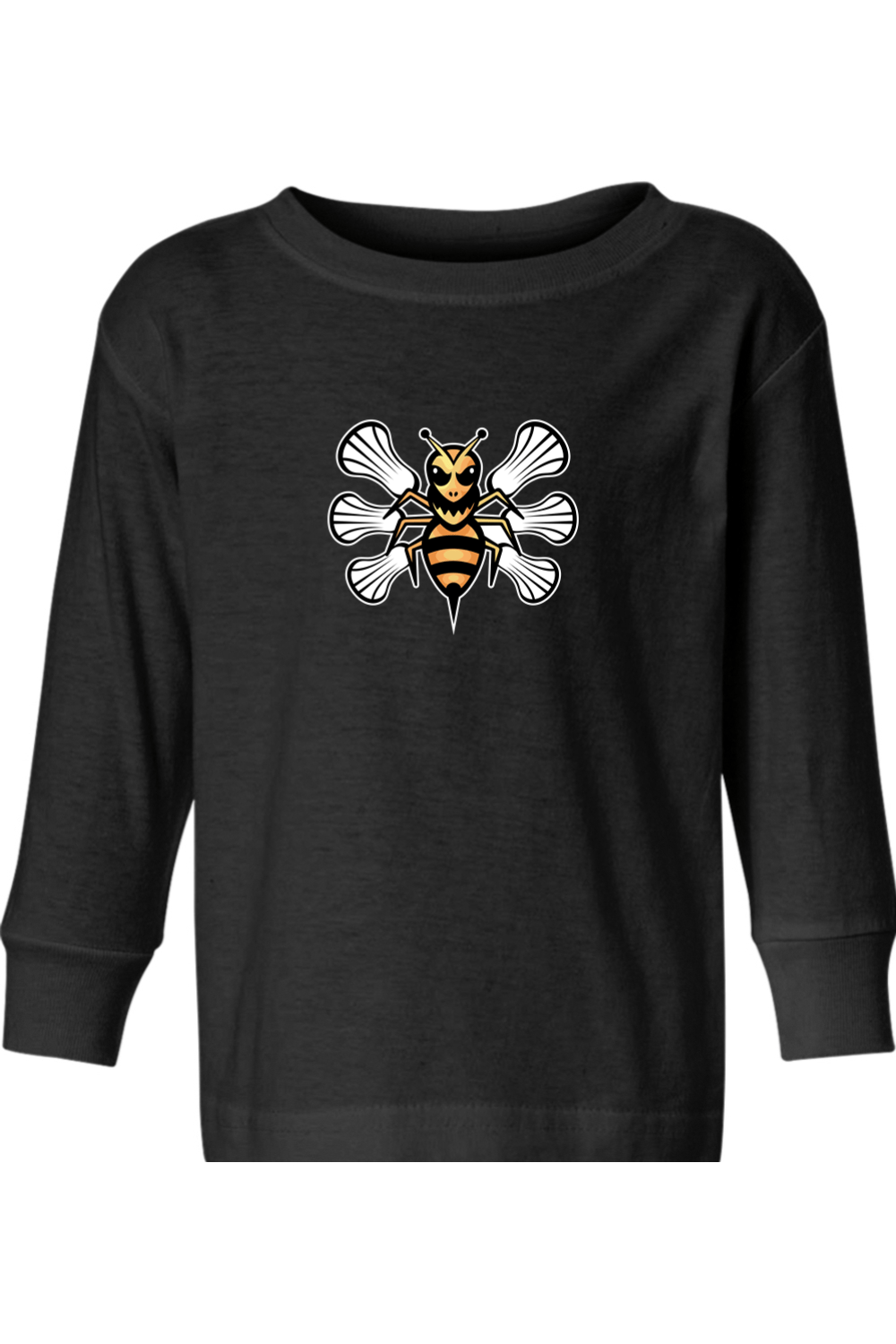 Rockwall Girls Lacrosse Toddler Long Sleeve T-Shirt Signature Lacrosse