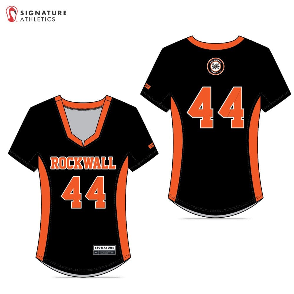 Rockwall Girls LC High school Women's Black College Jersey: Rockwall Signature Lacrosse