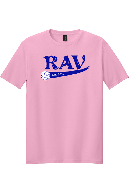 ROME AREA VOLLEYBALL Gildan Softstyle T-Shirt Signature Lacrosse