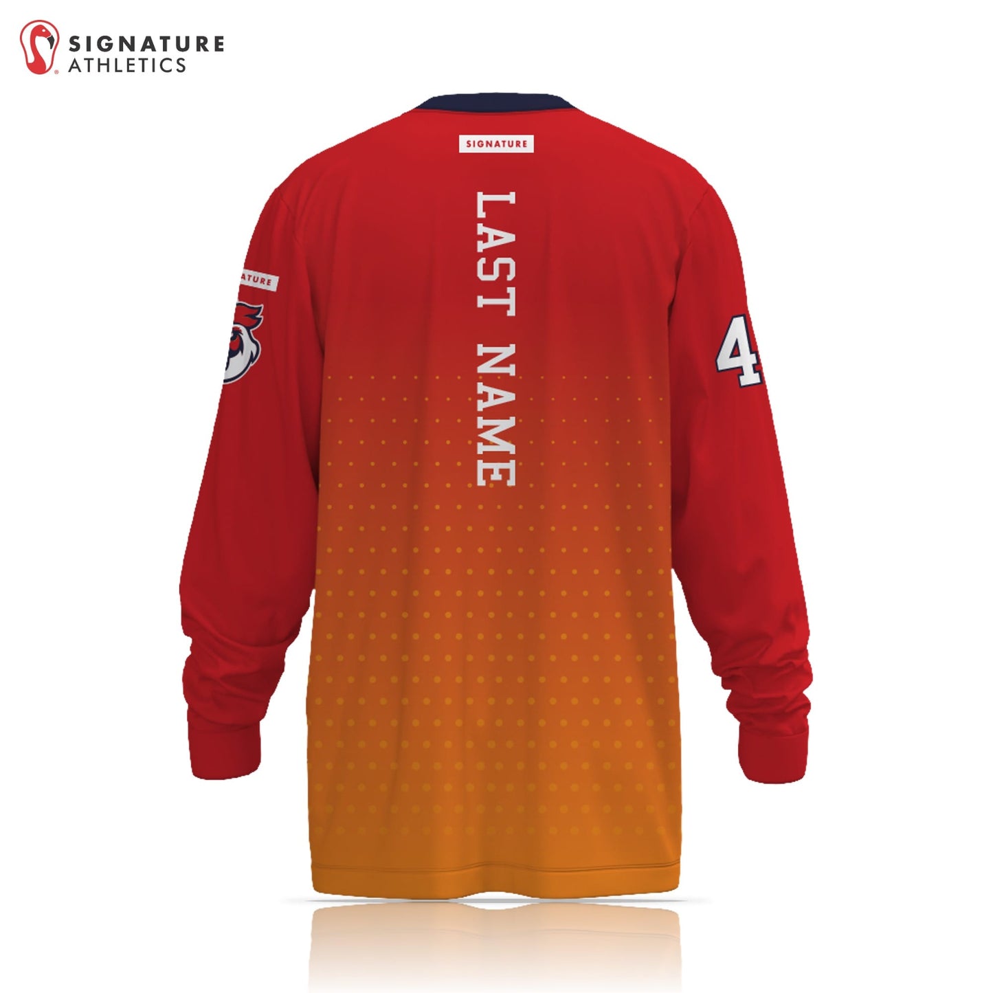 Roosters Hens Lacrosse Women's Player Long Sleeve Tech Tee Signature Lacrosse