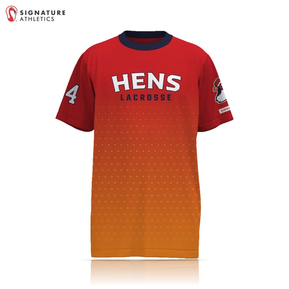 Roosters Hens Lacrosse Women's Player Short Sleeve Tech Tee Signature Lacrosse
