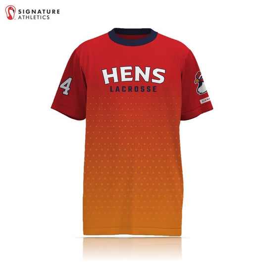 Roosters Hens Lacrosse Women's Player Short Sleeve Tech Tee Signature Lacrosse