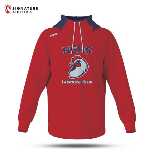 Roosters Hens Lacrosse Women's Pro Dye Sub Scuba Hoodie Signature Lacrosse