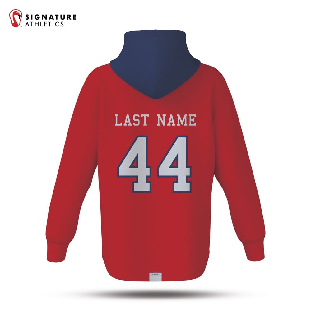 Roosters Hens Lacrosse Women's Pro Dye Sub Scuba Hoodie Signature Lacrosse