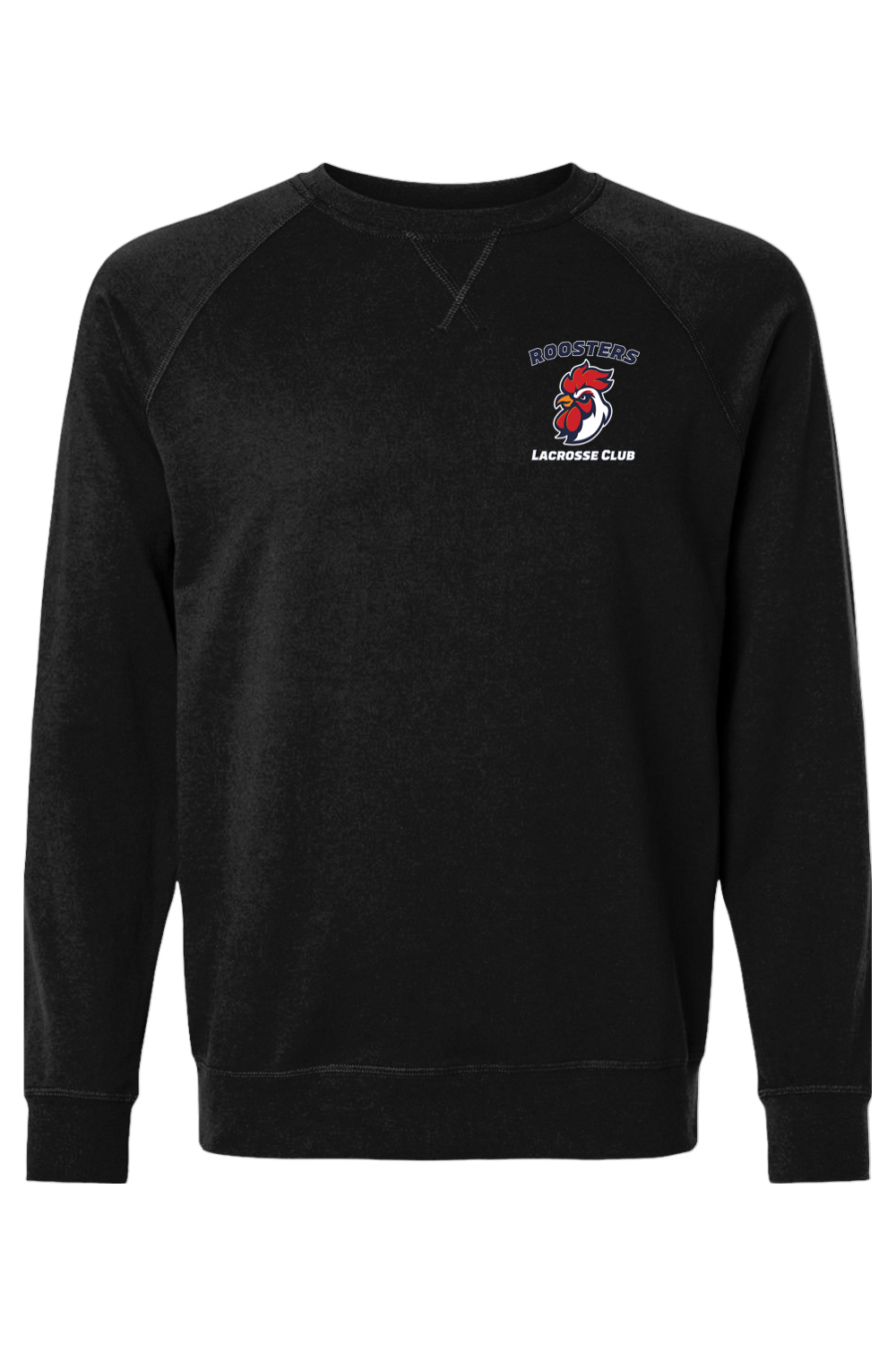 Roosters Lacrosse Club Adult Heavyweight Raglan Long Sleeve Signature Lacrosse