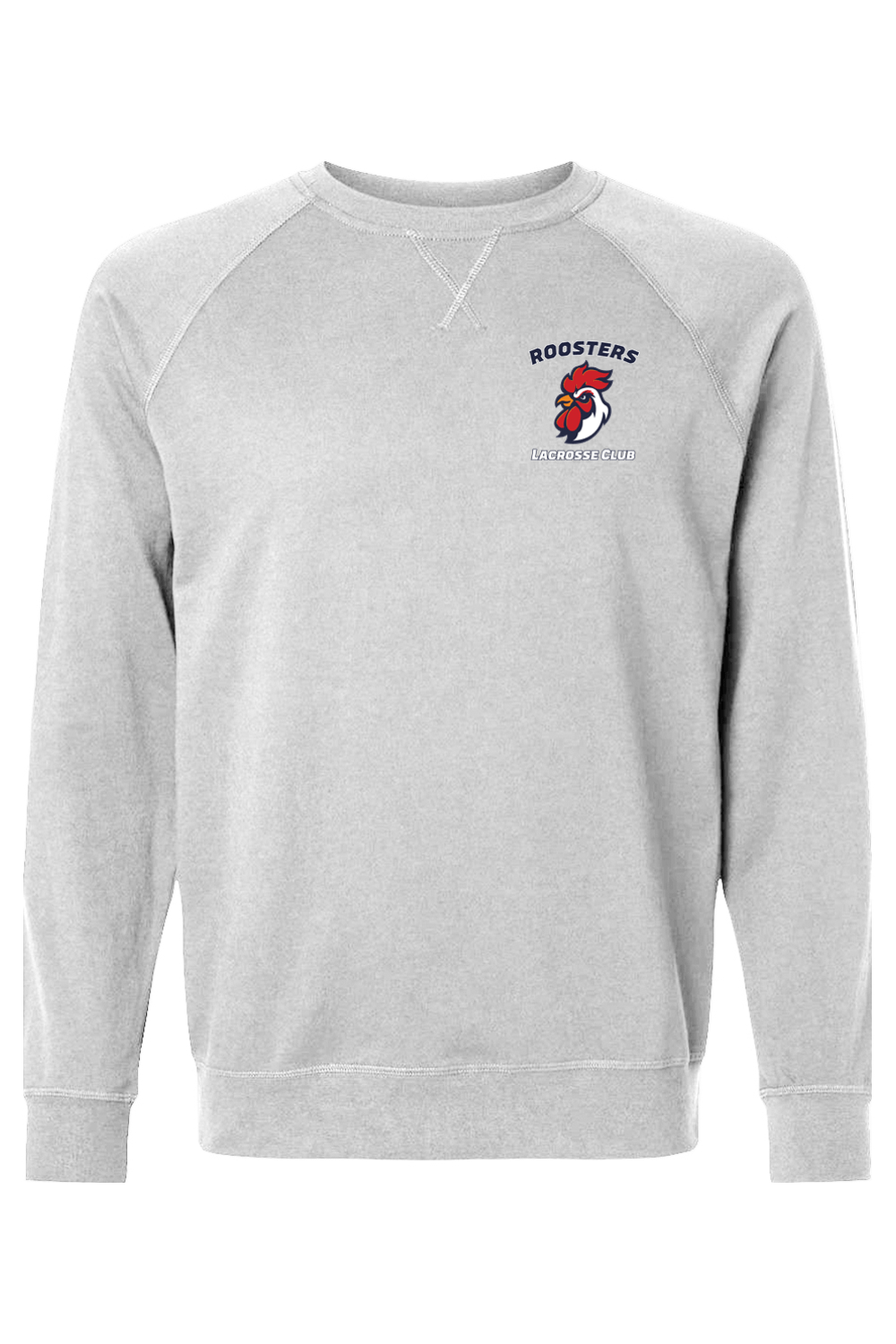 Roosters Lacrosse Club Adult Heavyweight Raglan Long Sleeve Signature Lacrosse