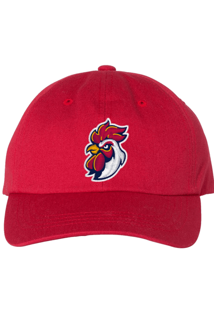 Roosters Lacrosse Club Embroidered Dad Hat Signature Lacrosse