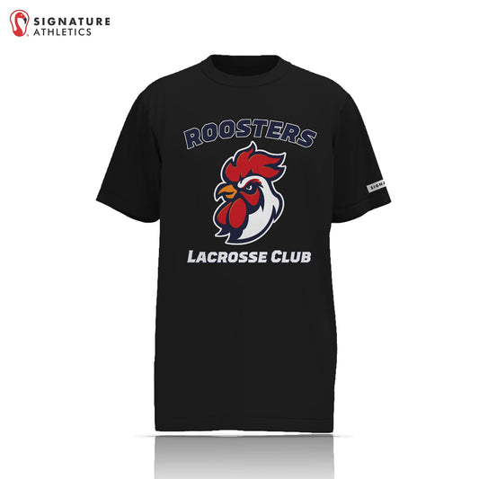 Roosters Lacrosse Club Men's Coach Black Short Sleeve Tech Tee Signature Lacrosse
