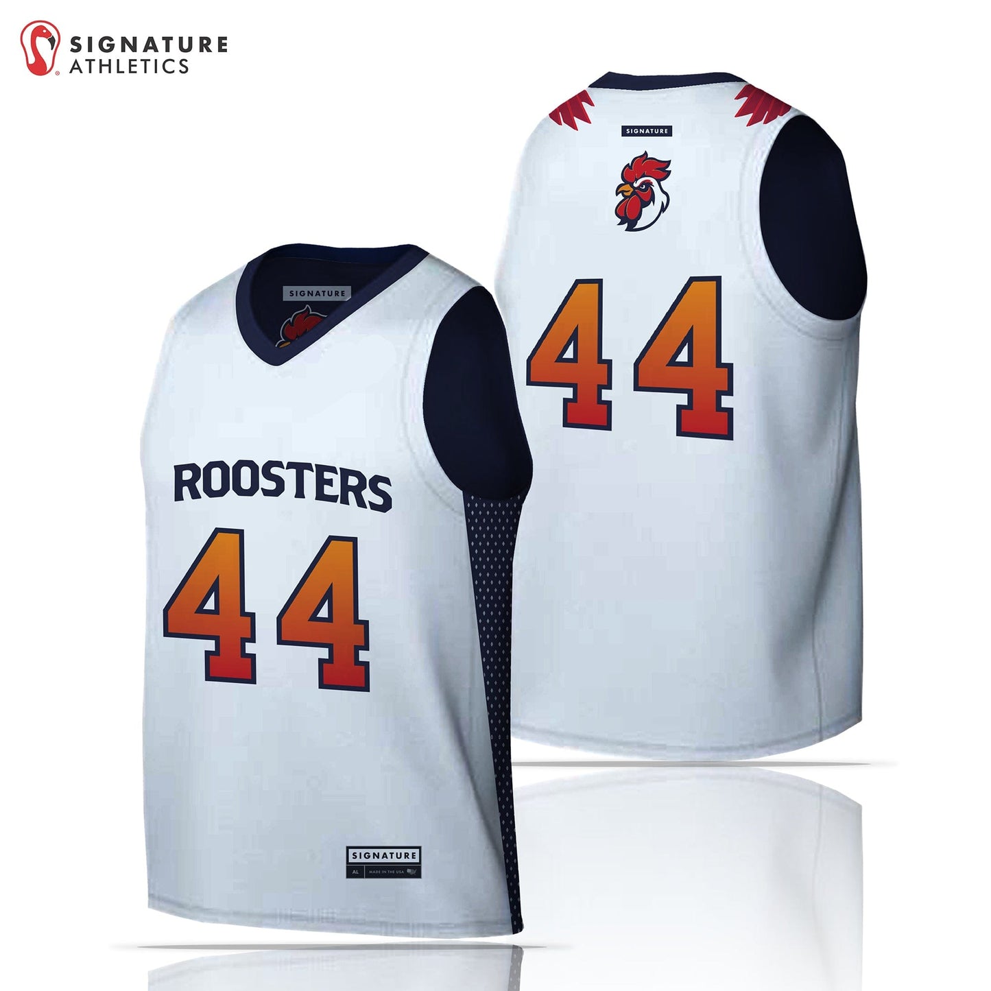 Roosters Lacrosse Club Men's Reversble Sleeveless Game Pinnie Signature Lacrosse