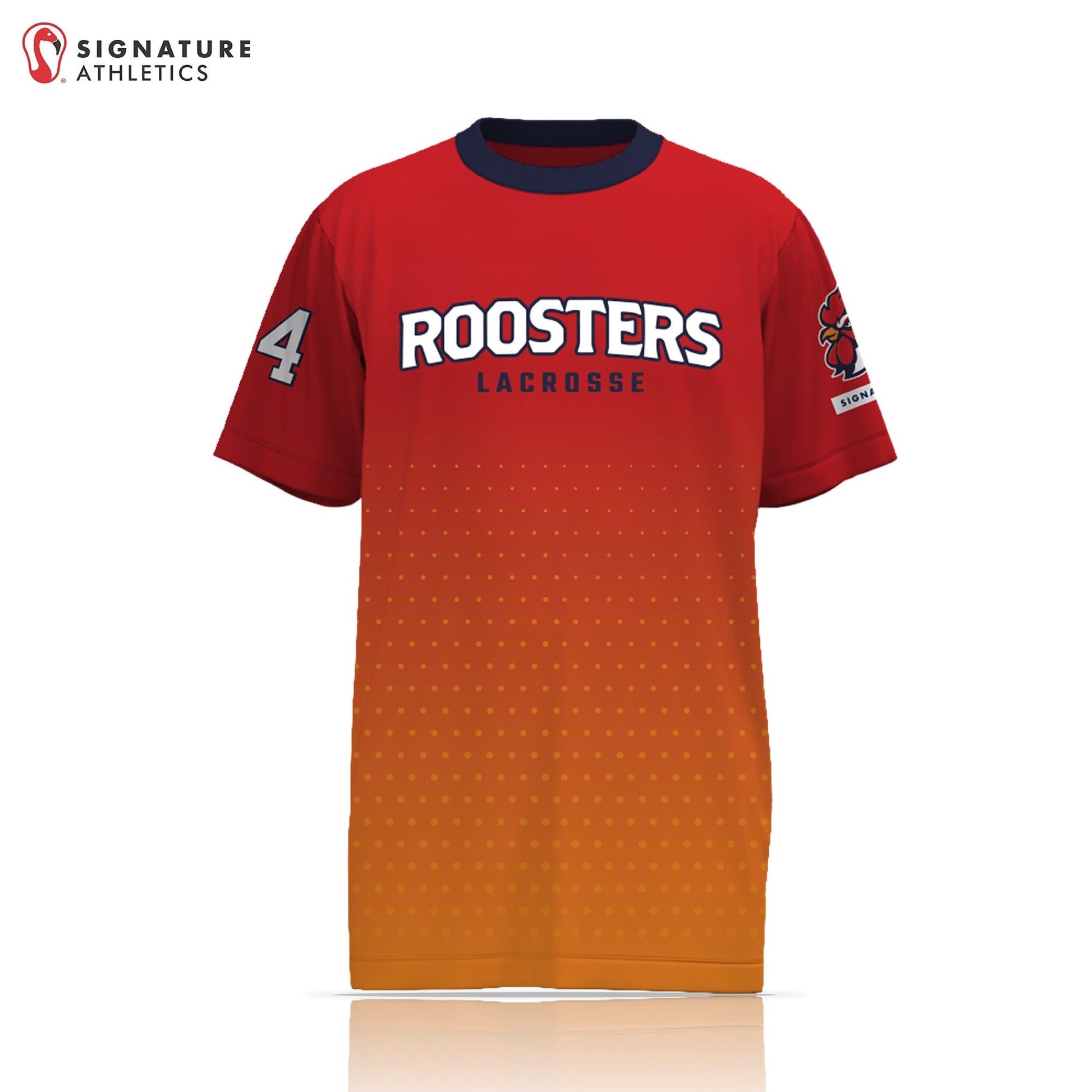 Roosters Lacrosse Club Men's Short Sleeve Tech Tee: 2027 Signature Lacrosse