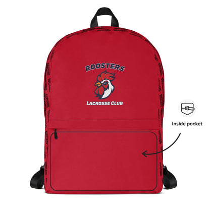 Roosters Lacrosse Club Travel Backpack Signature Lacrosse
