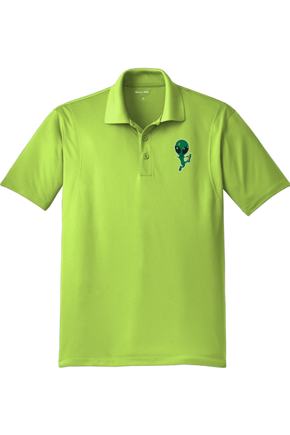 Roswell Aliens Adult Embroidered Athletic Polo Signature Lacrosse