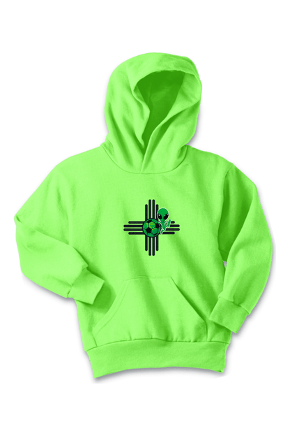 Roswell Aliens FC Port & Company Youth Core Fleece Pullover Hooded Sweatshirt Signature Lacrosse