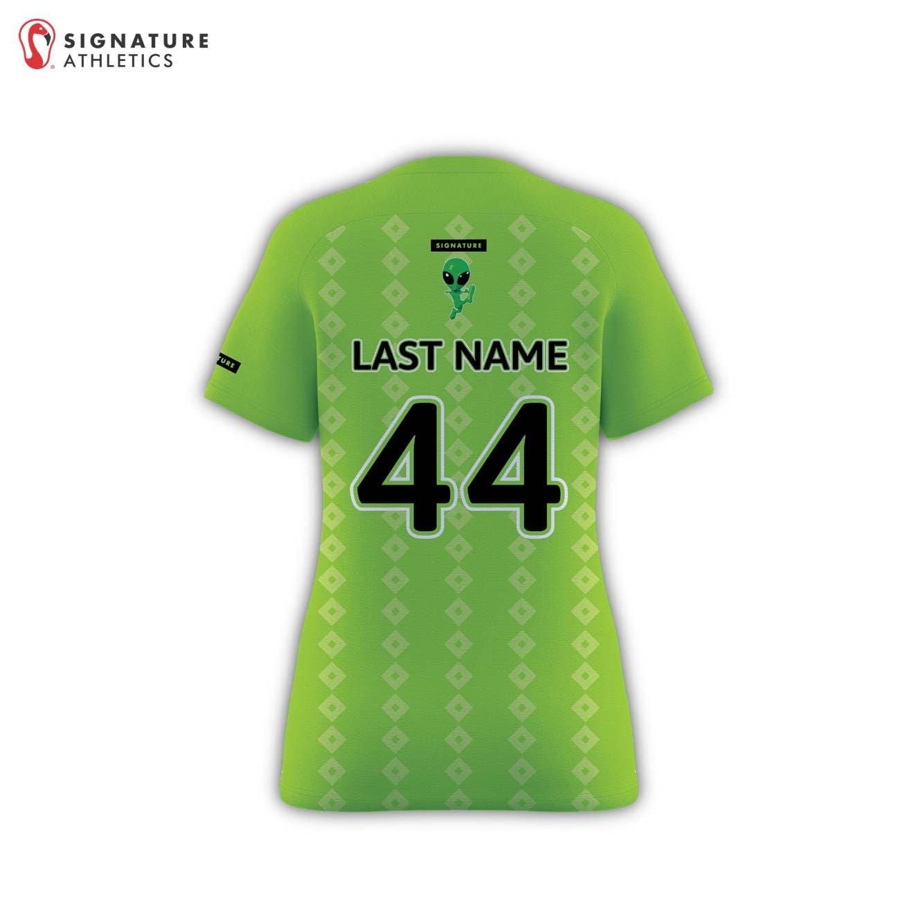 Roswell Aliens Women's Green Soccer Jersey Signature Lacrosse