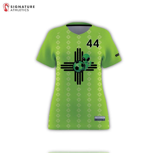 Roswell Aliens Women's Green Soccer Jersey: Roswell Aliens Signature Lacrosse