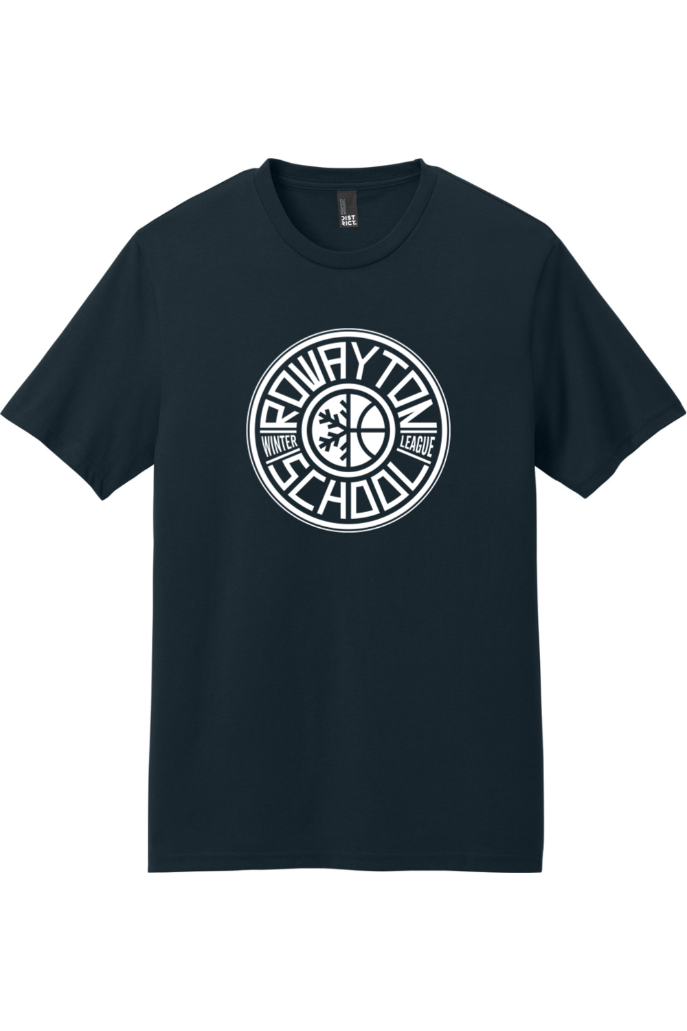 Rowayton Basketball District Perfect Weight Icon Tee Signature Lacrosse