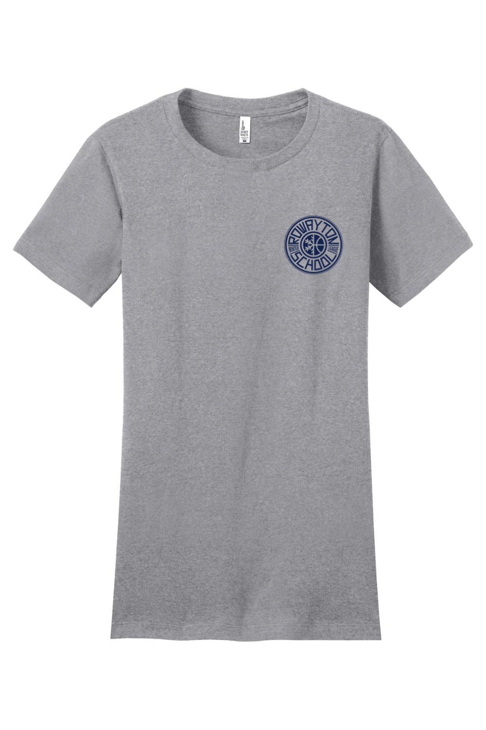 Rowayton Basketball District Women's Fitted The Concert Tee Signature Lacrosse