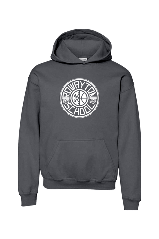 Rowayton Basketball Gildan Youth Heavy Blend Hooded Sweatshirt Signature Lacrosse
