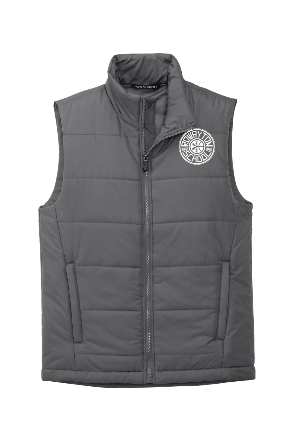 Rowayton Basketball Port Authority Puffer Vest Signature Lacrosse