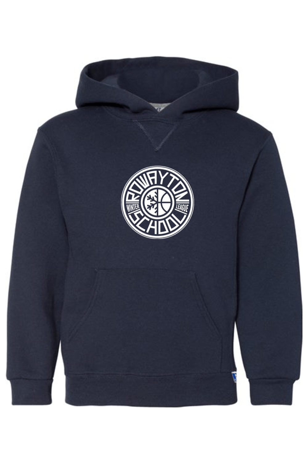 Rowayton Basketball Russell Athletic Youth Dri Power Hooded Sweatshirt Signature Lacrosse