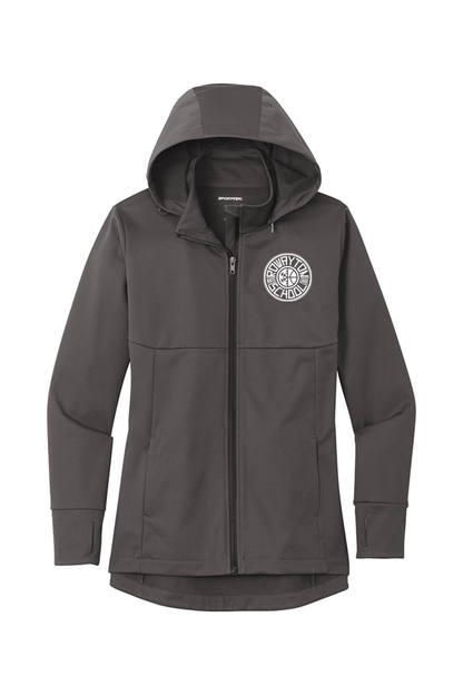 Rowayton Basketball Sport-Tek Ladies Hooded Soft Shell Jacket Signature Lacrosse
