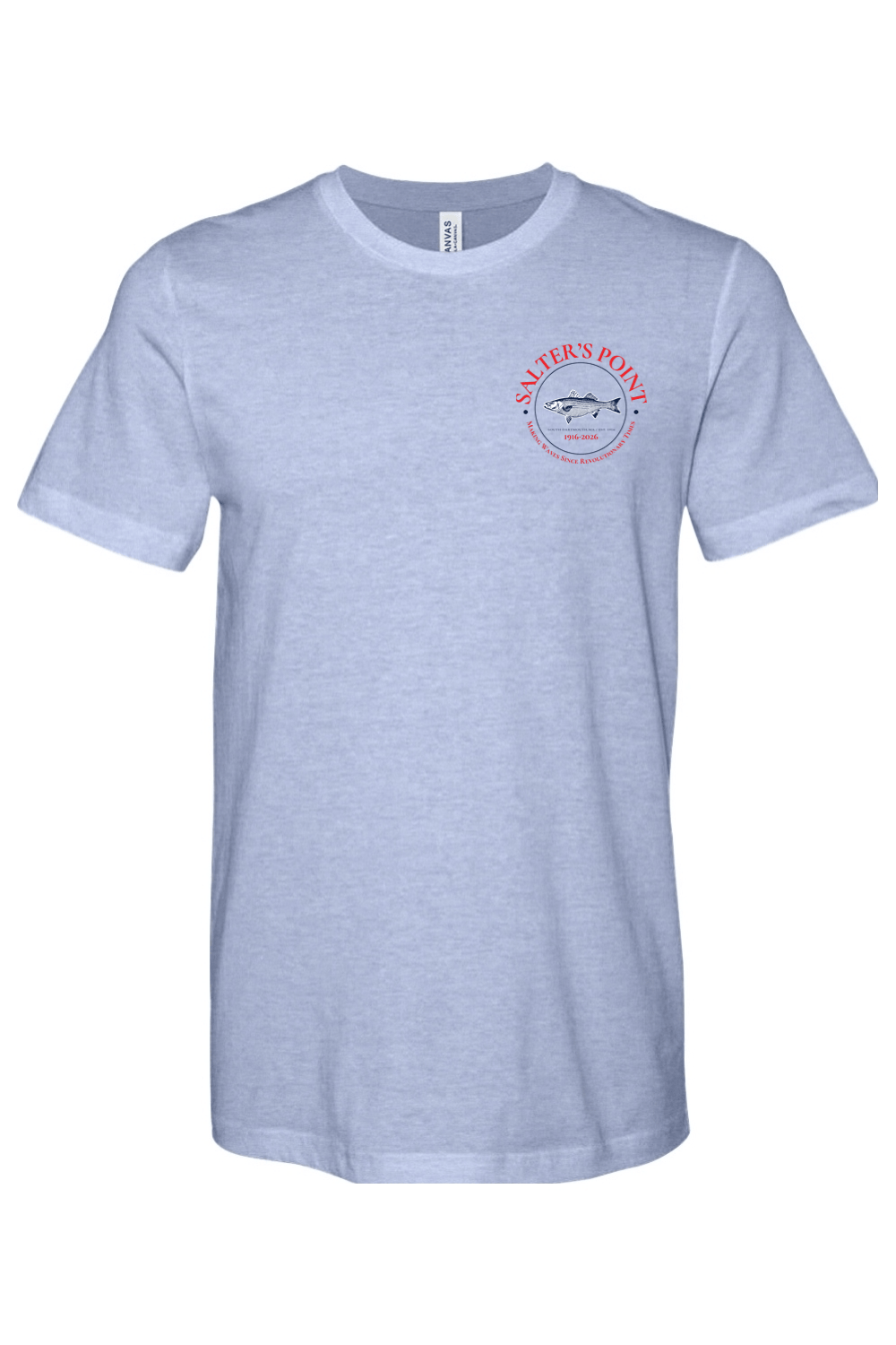 Salters Point Bella + Canvas CVC Heathered Jersey Tee - Men's & Women's Signature Lacrosse
