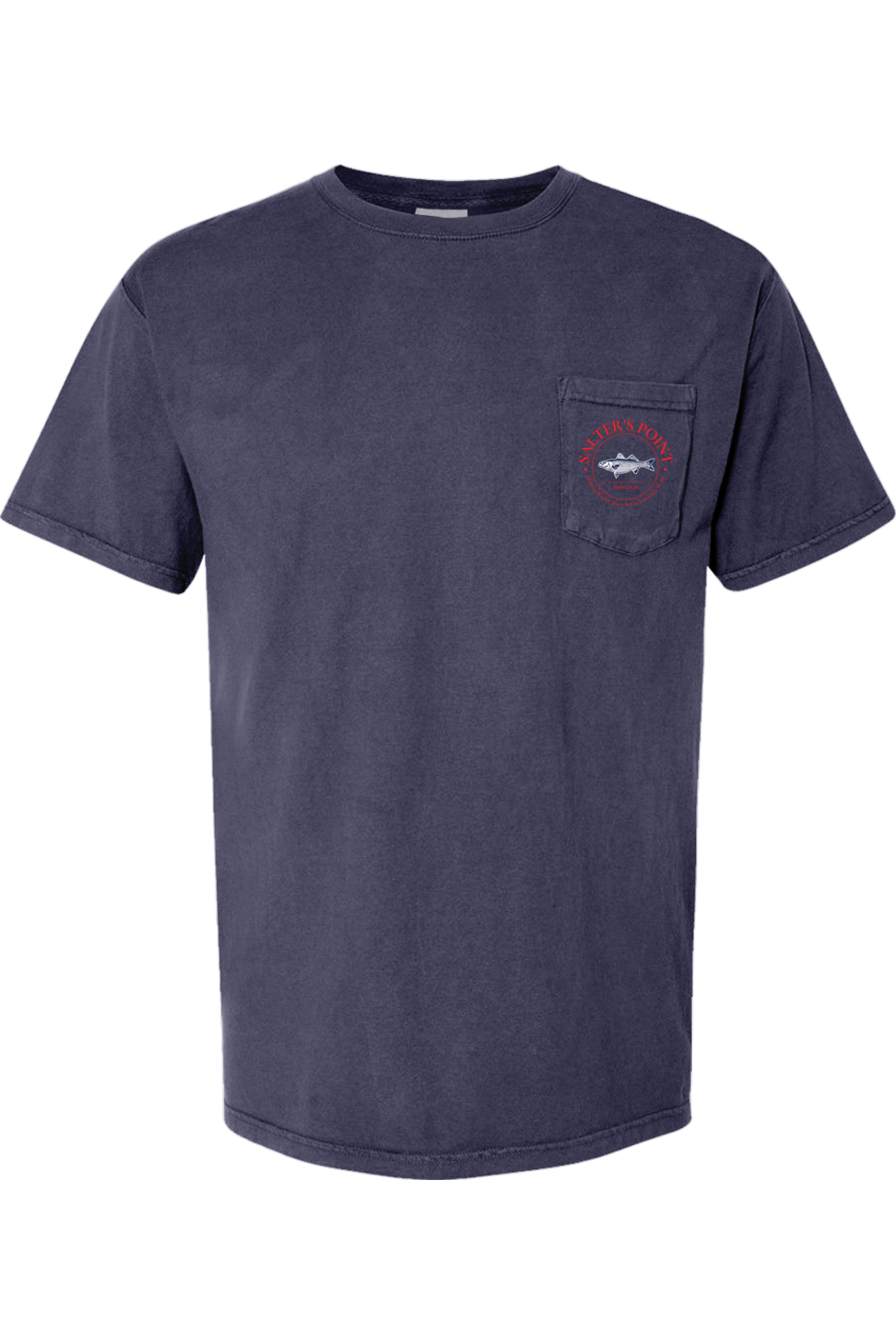 Salters Point ComfortWash by Hanes Garment-Dyed Pocket T-Shirt - Men's Signature Lacrosse