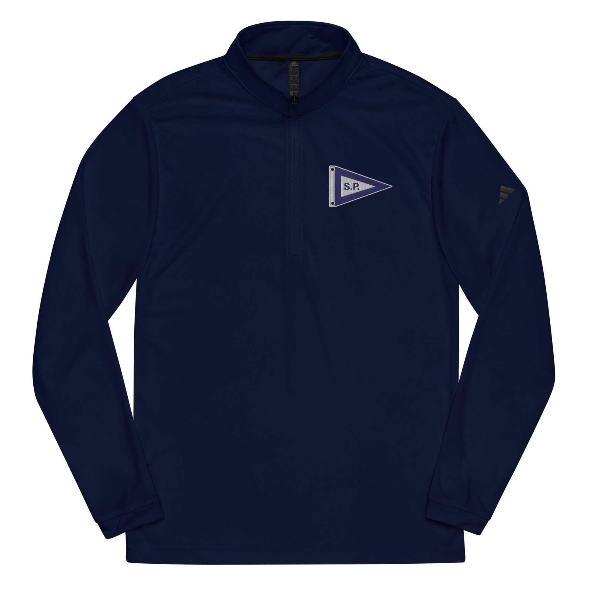 Salters Point Embroidered adidas Quarter Zip Pullover Signature Lacrosse