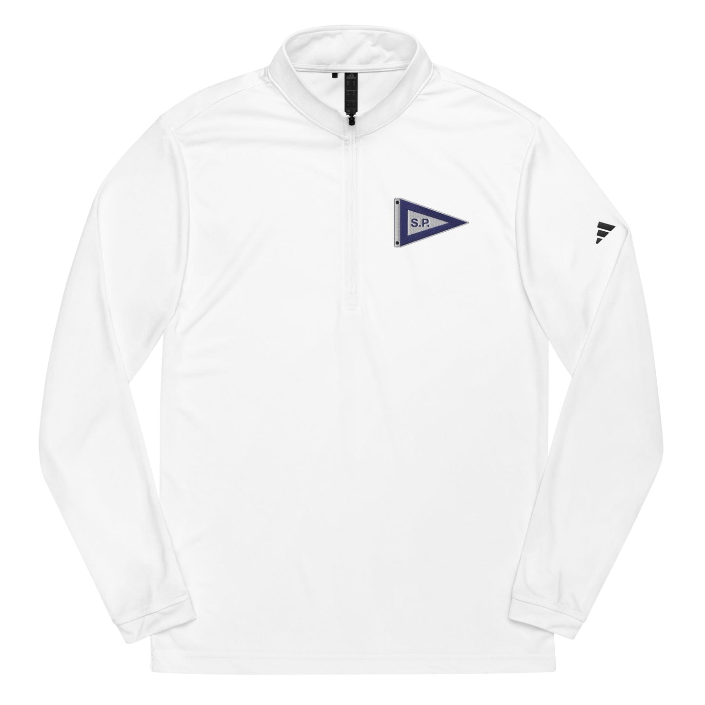 Salters Point Embroidered adidas Quarter Zip Pullover Signature Lacrosse