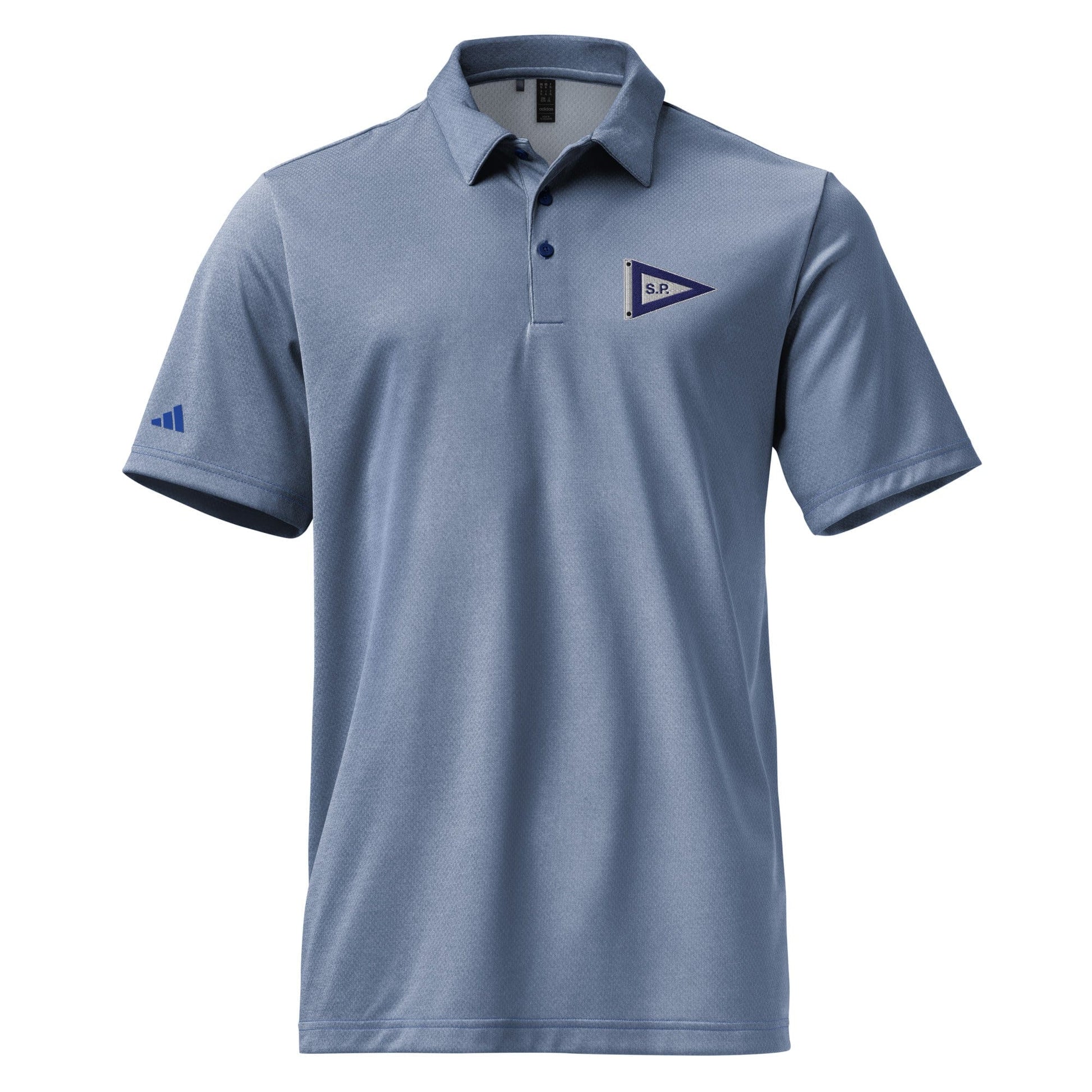 Salters Point Embroidered adidas Space-Dyed Polo Signature Lacrosse