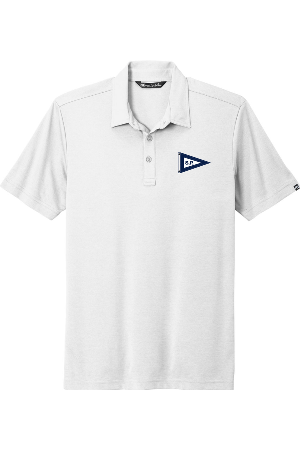 Salters Point Men's Embroidered Travis Mathew Oceanside Solid Polo Signature Lacrosse