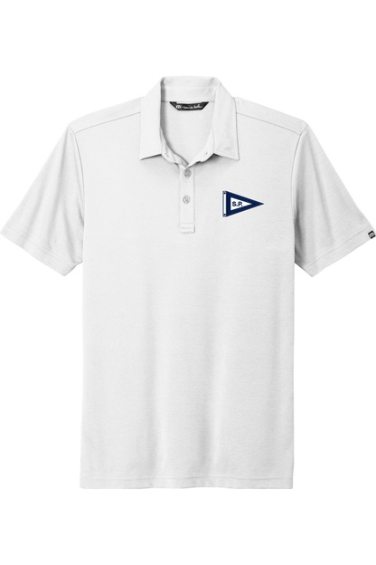 Salters Point Men's Embroidered Travis Mathew Oceanside Solid Polo Signature Lacrosse