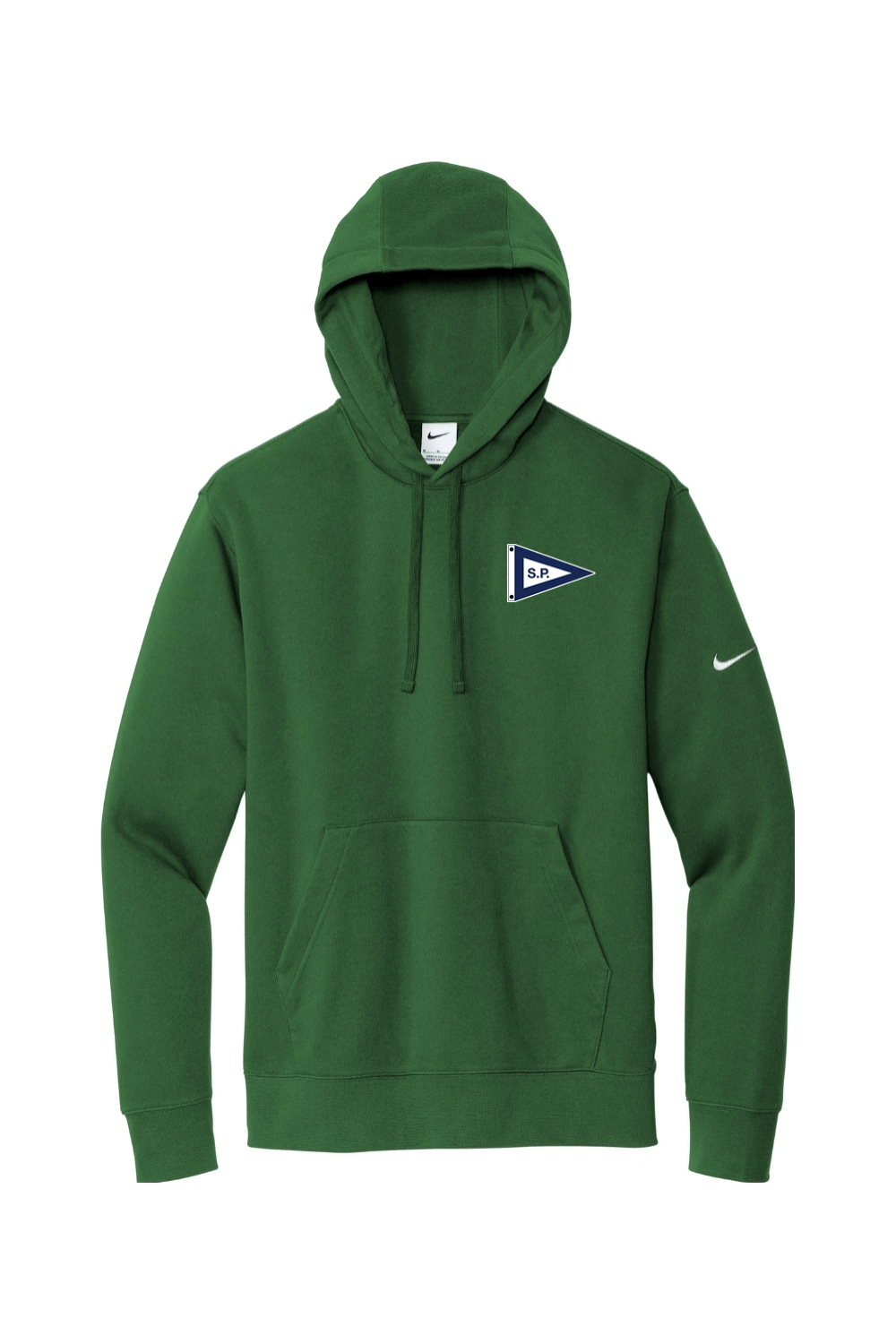Salters Point Nike Club Fleece Sleeve Swoosh Pullover Hoodie Signature Lacrosse