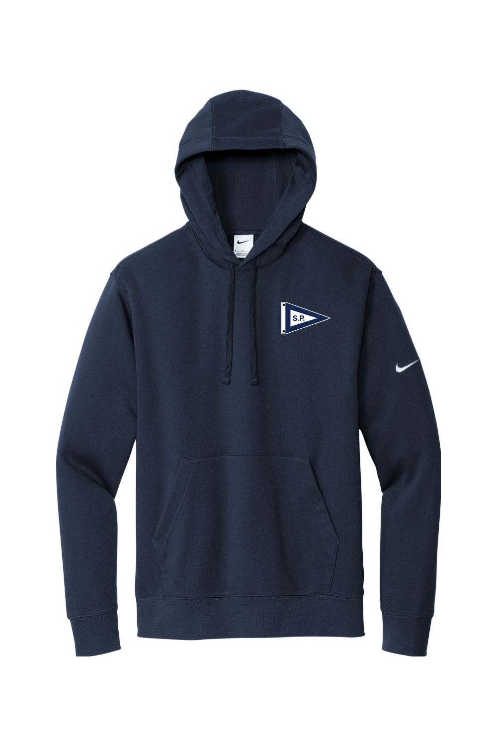 Salters Point Nike Club Fleece Sleeve Swoosh Pullover Hoodie Signature Lacrosse