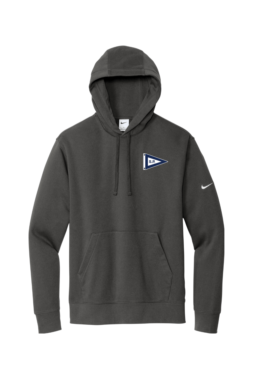 Salters Point Nike Club Fleece Sleeve Swoosh Pullover Hoodie Signature Lacrosse