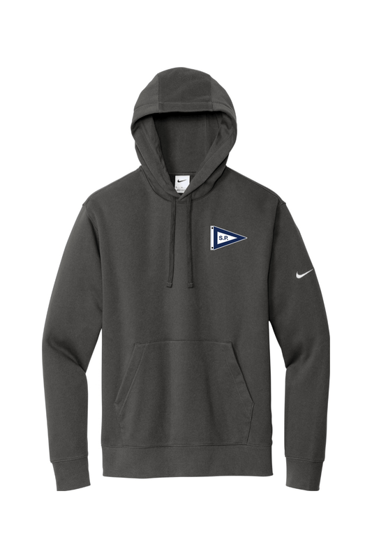 Salters Point Nike Club Fleece Sleeve Swoosh Pullover Hoodie Signature Lacrosse