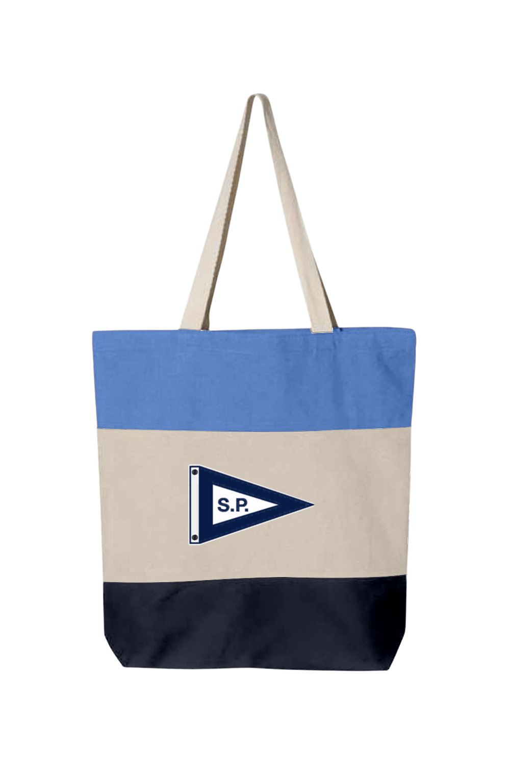 Salters Point Q-Tees 11L Tri-Color Tote Signature Lacrosse