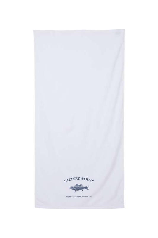 Salters Point Q-Tees Velour Beach Towel Signature Lacrosse