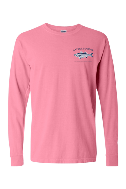 Salters Point Ringspun Long Sleeve T-Shirt Signature Lacrosse