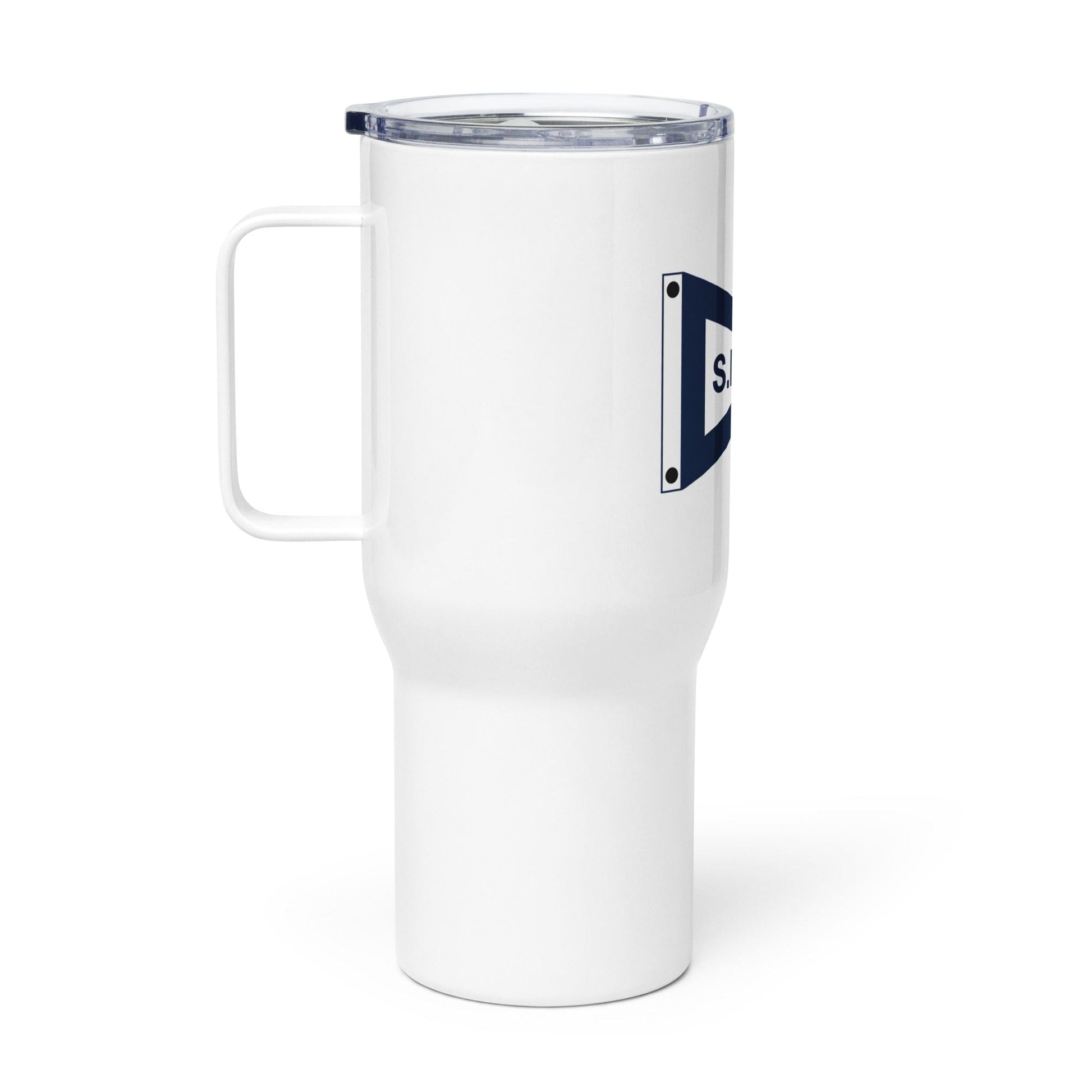 Salters Point Travel Mug with a Handle Signature Lacrosse