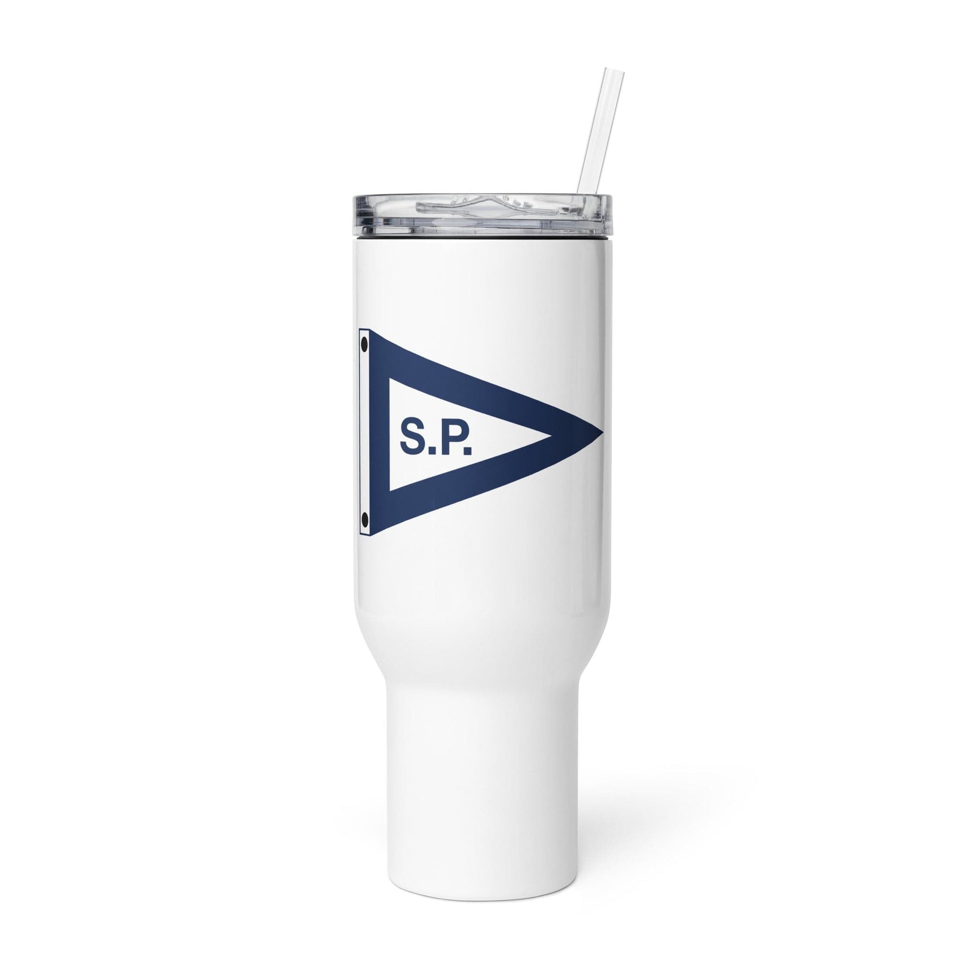Salters Point Travel Mug with a Handle Signature Lacrosse